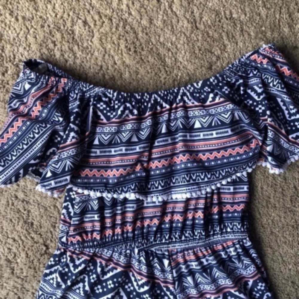 Off The Shoulder Rompers - Picture 2 of 3